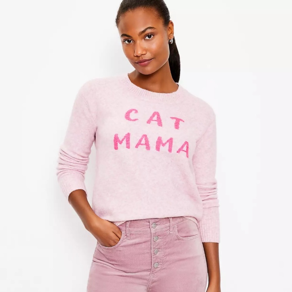 LOFT Cat Mama Sweater